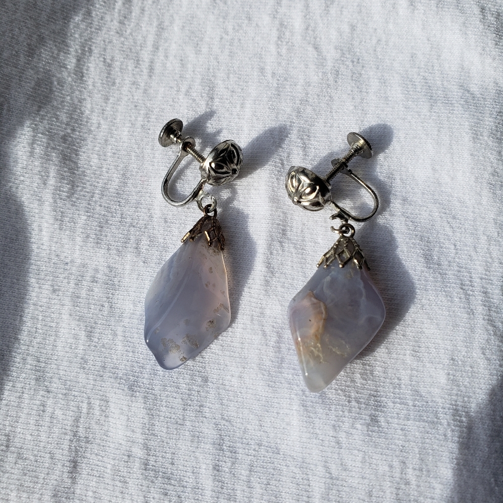 stone earrings - Picture 2 of 2